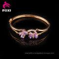 Wuzhou Foxi Оптовые ювелирные изделия с золотым покрытием Zircon Bangles для женщин